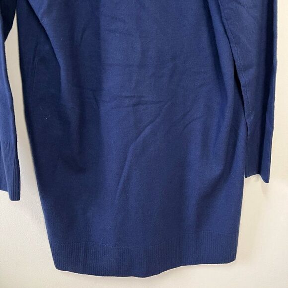 NEW Sies Marjan Marion Blue 100% Wool Cut Out Long Line Cardigan - Picture 8 of 11